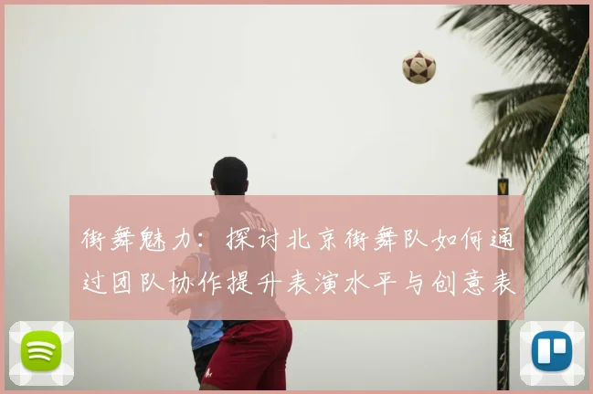 街舞魅力：探讨北京街舞队如何通过团队协作提升表演水平与创意表现