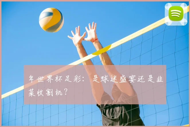 年世界杯足彩：是球迷盛宴还是韭菜收割机？
